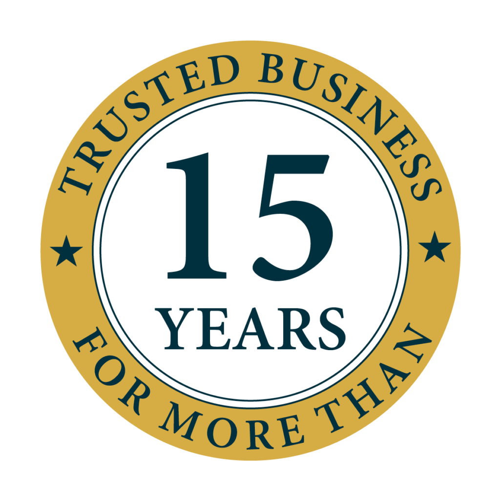 Kudos Stairlifts - trust badge - trusted business for more than 15 years