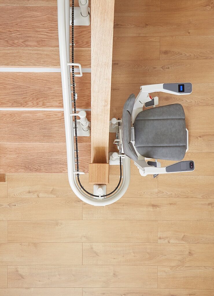 Curved Stairlifts Bottom Right 4
